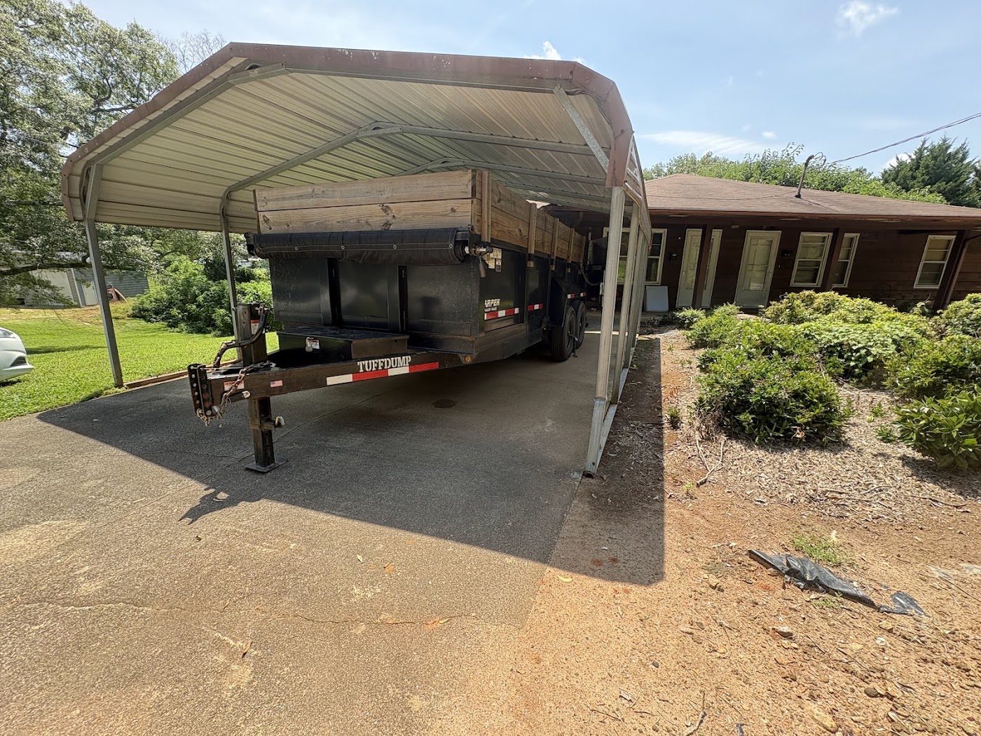 Trailer dumpster